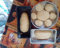 Pão caseiro simples