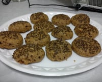 Bolachinha de Ovomaltine com nozes