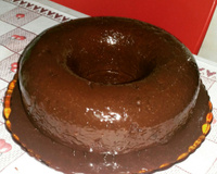 Bolo de chocolate de liqüidificador