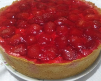 Torta de morango prática