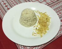 Risoto de frango com requeijão