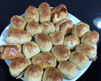 Enroladinho de salsicha assado fácil