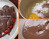 Crepioca doce e proteica para salvar a sua dieta: receita simples e rápida com 17g de proteína e 278 calorias