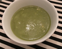 Sopa cremosa de espinafre