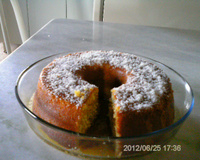 Cobertura de bolo de laranja