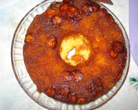 Bolo Caramelado de banana