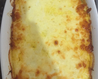 Camarão gratinado da Inara