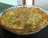 Macarronada de forno ao molho de tender