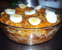 Macarronada com mussarela