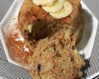 Bolo de banana de caneca micro-ondas