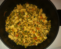 Peito de frango refogado