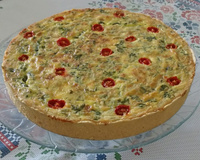Quiche de espinafre e ricota