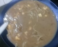 Sopa de feijão com macarrão
