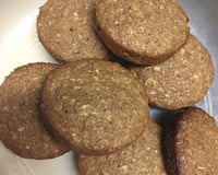 Biscoito integral de aveia