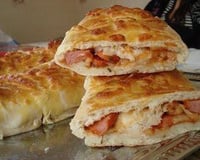 Cachorro quente de forno