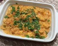 Camarão com requeijão