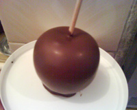 Maçã de chocolate