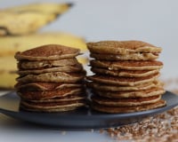 Panqueca de banana e aveia