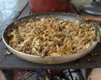 Refogado de umbigo de bananeira