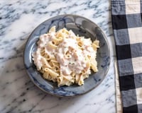 Molho branco para macarrão