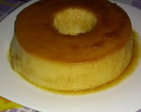 Pudim de pão com leite condensado