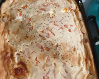 Torta de presunto e queijo