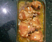 Coxas e sobrecoxas na cerveja