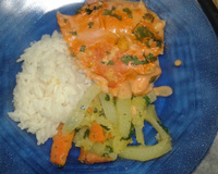 Filé de peixe ao forno