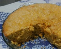 Quiche de frango com palmito