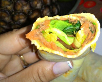 Crepioca simples com sardinha