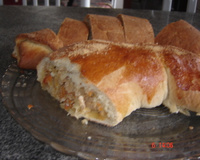 Pão italiano recheado