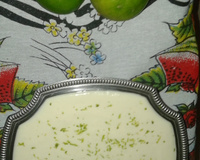 Mousse de limão cremoso da fruta