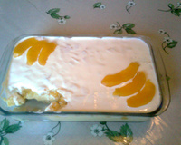 Pavê de Pêssego da Kell