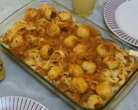 Macarrão com almôndegas