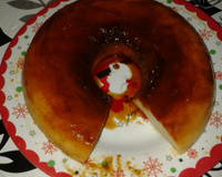 Pudim de pão no microondas