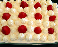 Merengue de morango