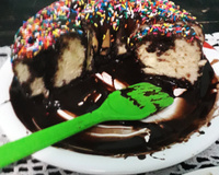 Calda de chocolate fácil para bolo