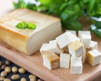 Tofu caseiro (queijo de soja)