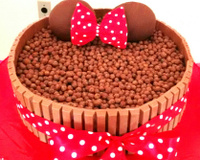 Cobertura para bolo kit-kat