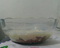 Escondidinho de mandioca com linguiça toscana