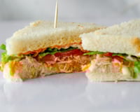 Lanche natural de frango