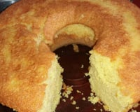 Bolo de fubá com laranja fofinho