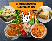 Menu irado: descubra as comidas favoritas dos maiores astros do rock e veja receitas animais!