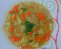 Sopa simples, rápida e deliciosa