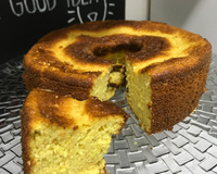 Bolo de milho com aveia