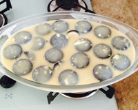 Pavê de chocolate branco com Negresco