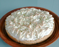 Torta de limão com merengue de baunilha