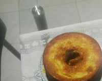 Bolo de milho feito com cuscuz