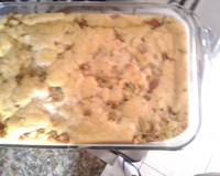 Torta simples de frango