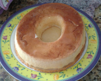 Pudim de leite condensado com coco